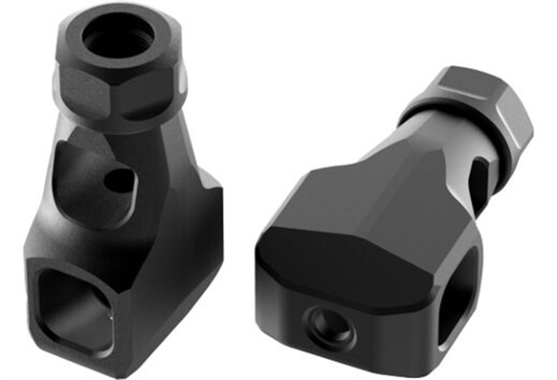 Picture of Audere Hammerhead Muzzle Brake .338 Cal 3/4"-24 Matte Black HH0004 8057592582836
