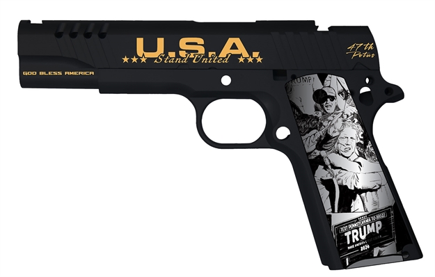 Picture of Auto Ordnance 1911 45Acp 5" Custom Trump Fight Cerakote 1911TCAC18 602686422956