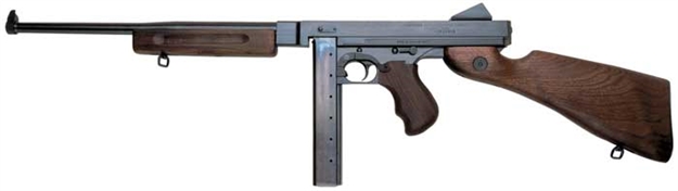 Picture of  Thompson Tm1c M1 Carbine Lightweight Carbine 45 Acp Caliber With 16.50" Barrel, 30+1 Capacity (Stick), Black Hard Coat Anodized Metal Finish, American Walnut Stock Wood Grip Right Hand 602686222006