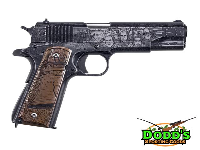 Thompson 1911Bkoc7 1911 Revolution 45 ACP 5" 7+1 Midnight Blue Distressed-img-0