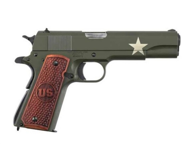 Picture of Auto Ordnance 1911 45Acp 5 Tanker Star US Logo Grip Odg 7R 1911BKOC11 602686422796