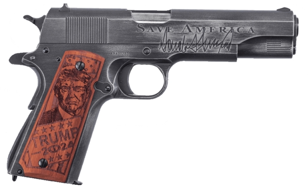 Picture of Auto Ordnance 1911 45Acp 5 Trump Save America 7Rd 1911BKOC12