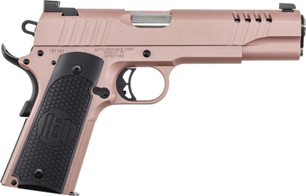 Picture of Auto Ordnance 1911A1 .45Acp SS Rose Gold G10 Grips 1911TCAC8 602686422444