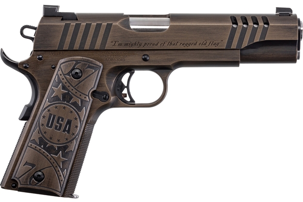 Picture of Kahr Arms 1911 Old Glory 45Acp 5 SS Custom Engr 7Rd 1911TCAC11N