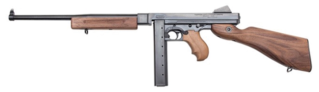 Picture of  Thompson Tm1 M1 Carbine Carbine 45 Acp Caliber With 16.50" Barrel, 30+1 Capacity (Stick), Blued Metal Finish, American Walnut Stock Wood Grip Right Hand