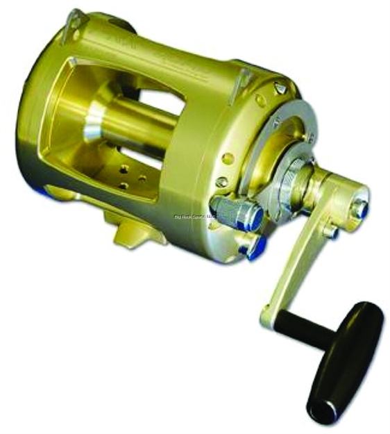 Picture of Avet EX 2-Speed Conv Reel, Rh, 6Bb, 3.2:1 Ratio, Braid 80/2300, 100/2060, Mono 60/830, 80/610, Gold