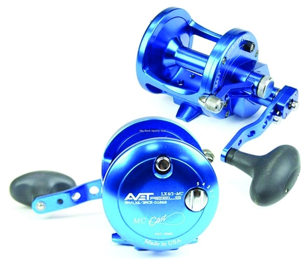Picture of Avet LX 2-Speed Conv Reel, Rh, 8Bb, 6.0:1 Ratio, Braid 50/1000, 65/660, Mono 30/350, 40/300, Black