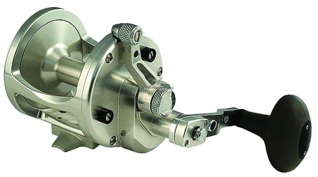 Picture of Avet LX 2-Speed Conv Reel, Rh, 8Bb, 6.0:1 Ratio, Braid 50/1000, 65/660, Mono 30/350, 40/300, Silver
