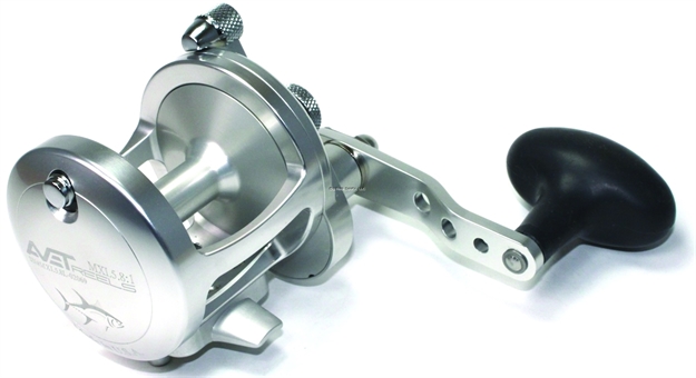 Picture of Avet MX Single Speed Conv Reel, Rh, 8Bb, 5.8:1 Ratio, Braid 40/960, 50/680, Mono 20/360, 25/320, Silver