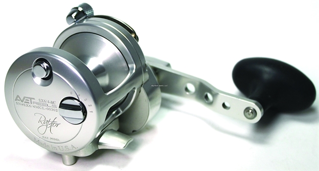 Picture of Avet SX Single Speed Conv Reel, Lh, 8Bb, 5.3:1 Ratio, Braid 30/700, 40/570, Mono 15/320, 20/220, Silver