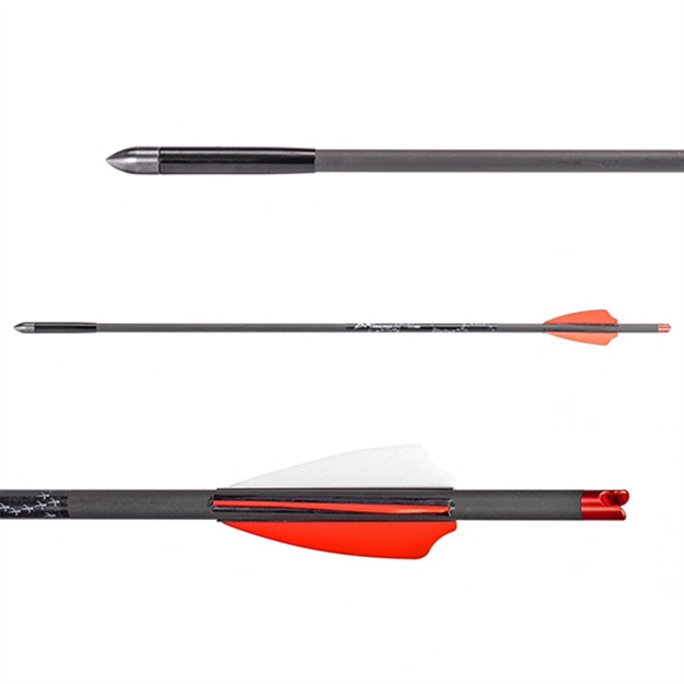 Picture of  Axe Crossbows Ax10003 Axe 440 Axe Bolts Gray/Orange/White 19" 6 Pack 818322014717