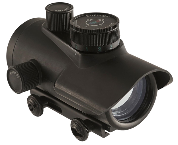 Picture of  Axeon 2218640 3Xrds  Black 1X30mm 5 Moa Red/Green/Blue Dot Reticle 723364186400