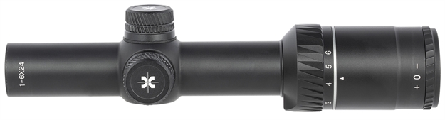 Picture of  Axeon 2218703 Compact  Black Matte 1-6X24mm 30Mm Tube Duplex Reticle
