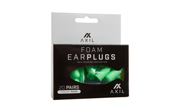 Picture of Axil Llc Axfp20gkp Travel Pack Foam Ear Plugs 31Db Green 20 Pair FP-20GKP