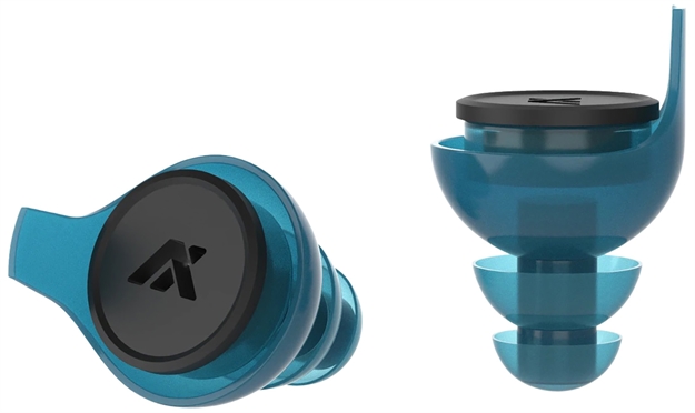 Picture of Axil Llc Xpr-Sbm/L XP Reactor IN The Ear Plugs With Blue Finish & 5Db OR 33Db For Adults 1 Pair Includes M/L Ear Tips & Carry Case