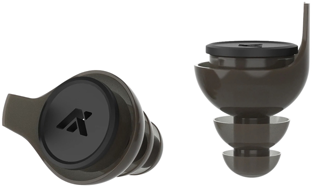 Picture of Axil Llc Xpr-Ssm/L XP Reactor IN The Ear Plugs With Smoke Finish & 5Db OR 33Db For Adults 1 Pair Includes M/L Ear Tips & Carry Case