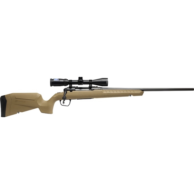 Picture of  Savage Arms 32160 Axis 2 XP Combo Full Size 223 Rem 4+1 22" Black Sporter Barrel, Black Carbon Steel Receiver Drilled & Tapped, Flat Dark Earth Fixed Synthetic Stock, Weaver 3-9X40mm Scope, Right Hand 011356321602