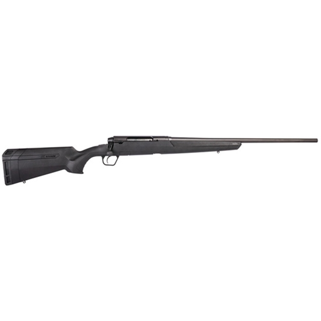Picture of Savage Axis Bolt Action Rifle 25-06 Rem, 22" Bbl Blk, Blk Syn Stock, 4 Rnd Dm, 57239 011356572394