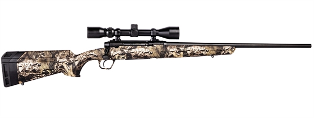 Picture of Savage Axis XP Camo Mossy Oak Break UP Country Bolt Action Rifle 25-06 Rem, 22" Bbl Blk, Blk Syn Stock, 4 Rnd Dm, Weaver K 57280 011356572806