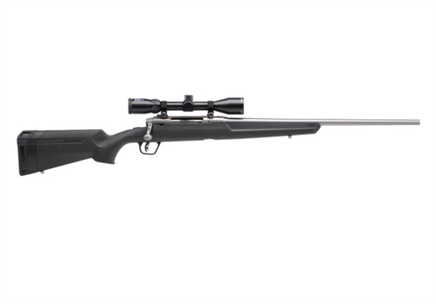 Picture of Savage Axis II XP Stainless Bolt Action Rifle 308 Win, 22" Bbl., 3-9X40 Bushnell Banner Scope 57106 011356571069