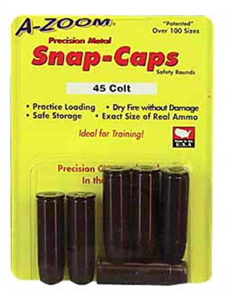 Picture of  A-Zoom 16124 Revolver Snap Cap 45Colt 6Pack 666692161247