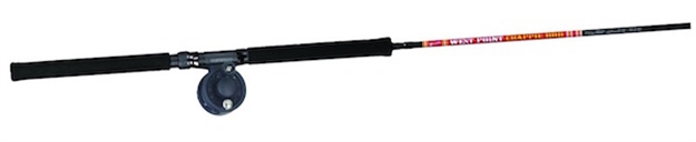 Picture of B & M West Point Crappie Pole 10' 2Pc 8Guides+Tip W/Buck's Best UL Crappie Reel