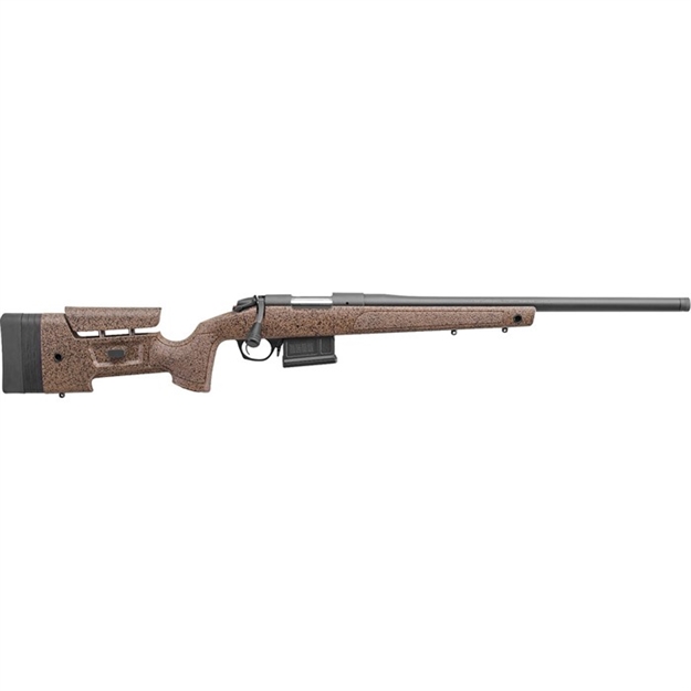Picture of  Bergara Rifles B14s354c B-14 Hmr 22-250 Rem 5+1 24" Graphite Black Cerakote Barrel, Black Speckled Brown Molded W/Mini-Chassis, Adjustable Lop & Cheek Piece Stock, Right Hand
