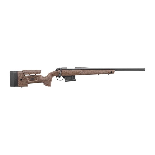 Picture of  Bergara Rifles B14s359c B-14 Hmr 6.5 Prc 3+1 24" Graphite Black Cerakote Barrel, Black Speckled Brown Molded W/Mini-Chassis, Adjustable Lop & Cheek Piece Stock