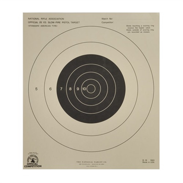 Picture of B-16 25-Yard Special Slow Fire Target 644016001 -