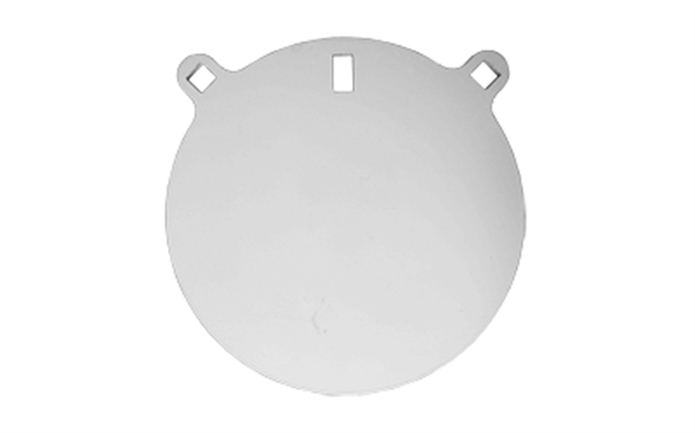 Picture of  Birchwood Casey Bc-Rnd10-38 Round Steel Target Plate 10" Pistol/Rifle Black/Red/White Steel 0.38" Thick Hanging