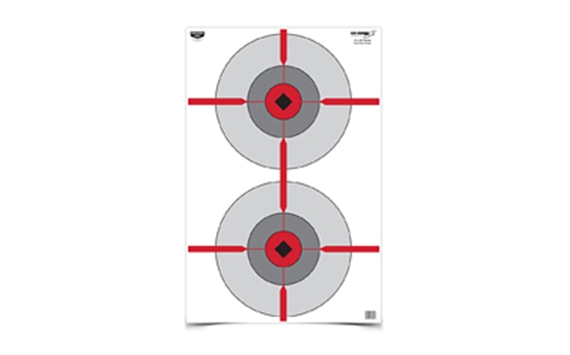 Picture of Birchwood Casey 37031 Eze-Scorer  Bullseye Paper Target 23" X 35" 100 Per Pkg 37031* 029057370317