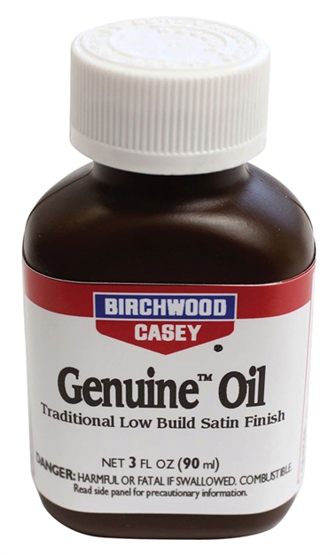 Picture of  Birchwood Casey 23225 Genuine Oil Gun Stock Finish Satin 3 Oz. Bottle 029057232257