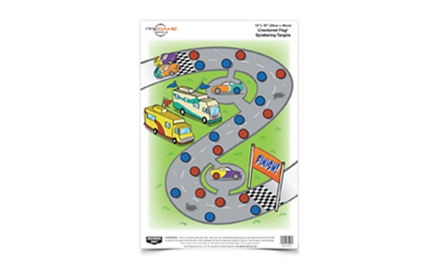 Picture of B/C Pregame Check Flag Tgt 8-12X18 35574 029057355741