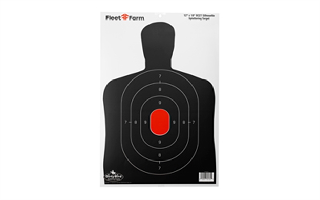 Picture of B/C Splattering Slhout Trgt 12X18 8P