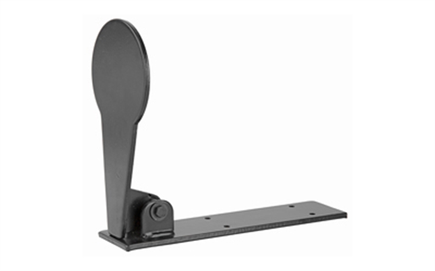 Picture of  Birchwood Casey 47524 World OF Targets Popper 4" Rimfire Pistol/Rifle Black/Orange Steel Diamond Standing Includes Ground Stakes 029057475241