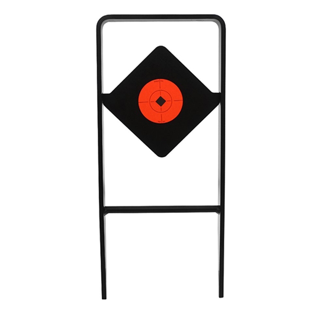 Picture of  Birchwood Casey 47340 World OF Targets Ace OF Diamonds Centerfire Target Ar500 Steel Black/Red Diamond Illustration Impact Enhancement Motion 0.50" Thick 029057473407