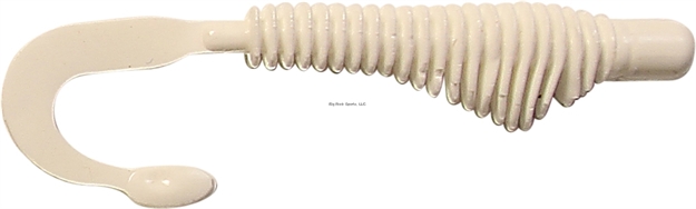 Picture of B-Fish-N Authentx Moxie Curltail Swimbait, 3", 8 Pk, Great White