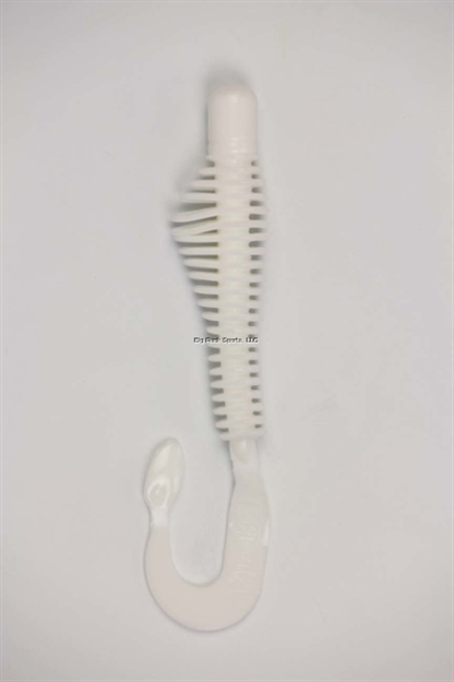 Picture of B-Fish-N Authentx Moxie Curltail Swimbait, 4", 8 Pk, Great White