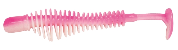 Picture of B-Fish-N Authentx Pulse-R Paddle Tail Swimbait, 2.45", 8 Pk, Pink/White
