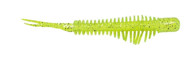 Picture of B-Fish-N Authentx Ribb-Fin Swimbait, 4.25", 8 Pk, Chart Glitter/White Core
