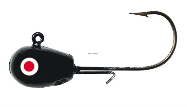 Picture of B-Fish-N H20 Precision Jigs, 1/4Oz, Gloss Black , 5/Pk