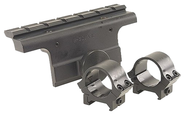 Picture of B-Square 18514 Dovetail Scope Mount W/Rings For Springfield M-1A/M14 Matte Black