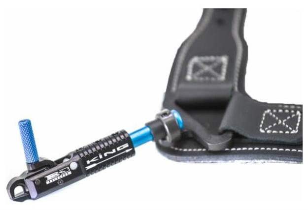 Picture of B3 Archery Archery Release King Single Jaw Swivel Stem Black KGSCBK