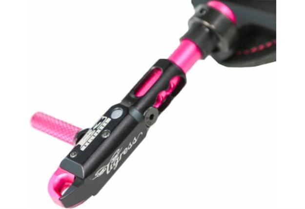 Picture of B3 Archery Archery Release Tigress Single Jaw Swivel Stem Blk/Pnk TGSCPK 850001576116