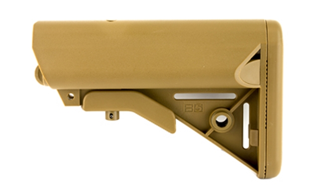 Picture of B5 Systems Sop1076 Enhanced Sopmod Coyote Brown Synthetic For Ar-Platform With Mil-Spec Receiver Extension (Tube Not Included) SOP-1076 814927020023
