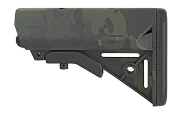 Picture of B5 Systems Sop1422 Enhanced Sopmod Black Multi-Cam Synthetic For Ar-Platform With Mil-Spec Receiver Extension (Tube Not Included) SOP-1422