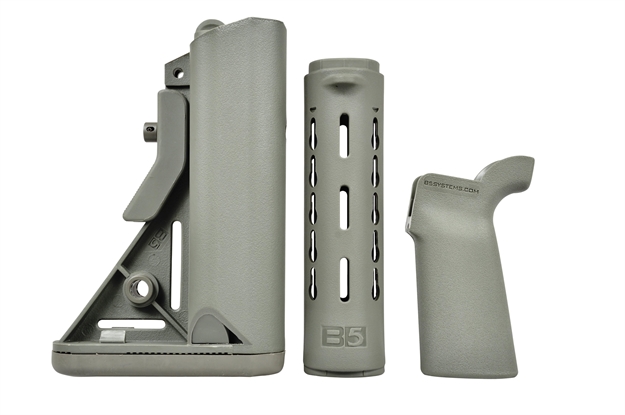 Picture of B5 Systems Brs-1147 Bravo Rifle Glass Reinforced Polymer Gray