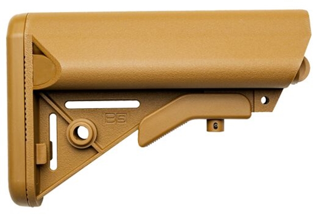 Picture of B5 Systems Sop1076 Enhanced Sopmod Coyote Brown Synthetic For Ar-Platform With Mil-Spec Receiver Extension (Tube Not Included) SOP-1076 814927020023