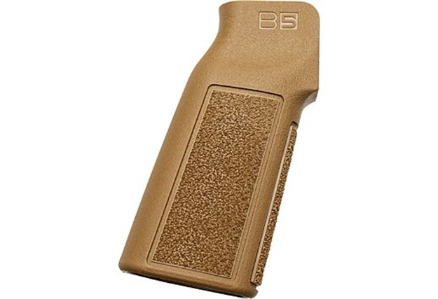 Picture of B5 Systems Pgr1454 Type 22 P-Grip  Coyote Brown Aggressive Textured Polymer, Increased Vertical Grip Angle With NO Backstrap, Fits Ar-Platform PGR-1454