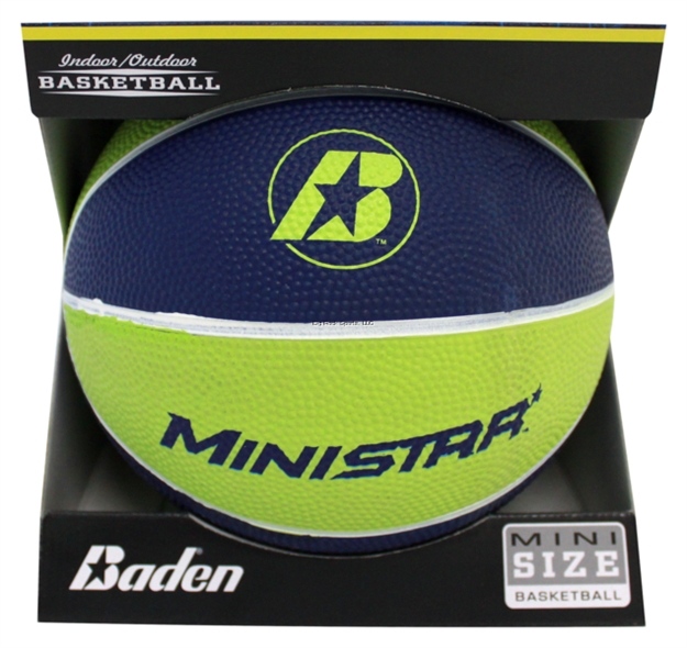 Picture of Baden Mini Star Mini Size Rubber Basketball - Blue/Green